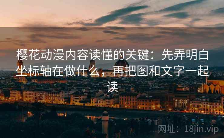 樱花动漫内容读懂的关键：先弄明白坐标轴在做什么，再把图和文字一起读